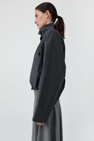 Technical Cotton Carpenter Jacket, Iron Glaze