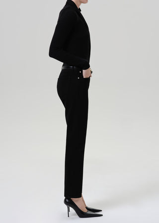 Savannah Cigarette Jean, Solid Black