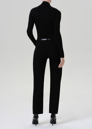 Savannah Cigarette Jean, Solid Black
