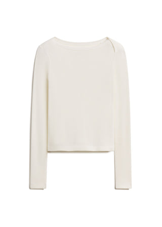 Long Sleeve Baby Waffle Tee, Pashmina