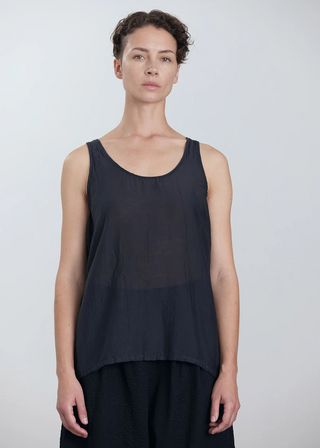 Loose Tank Top, Faded Black