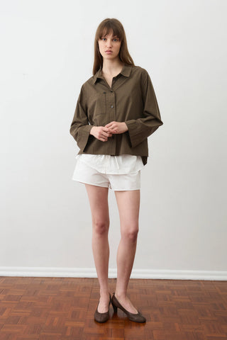 Button Pocket Shirt, Garden Check