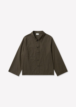 Button Pocket Shirt, Garden Check