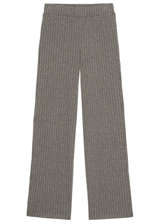 The Sweater Rib Kick Flare, Charcoal Grey