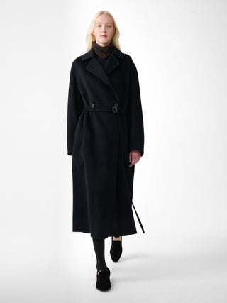 Double Faced Coat, Darkest Navy