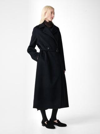 Double Faced Coat, Darkest Navy
