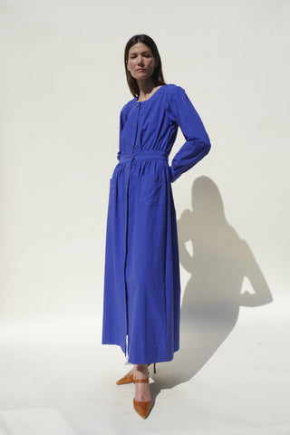 Nida Dress, Cobalt