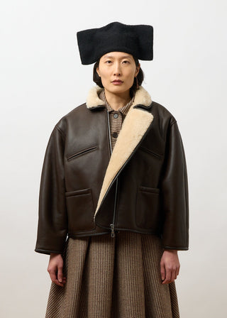 Flying Jacket, Chocolate/Cream