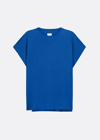 Geometry Tee, Blue Orchid