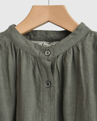 French Linen Shirt, Khaki