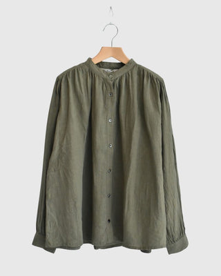 French Linen Shirt, Khaki