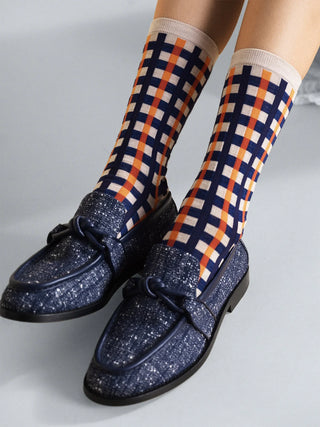 Kilian Plaid Crew, Navy