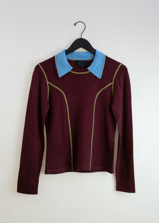 Lainey Top, Merlot