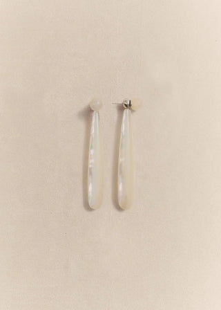 Orillita Earrings, Mother of Pearl