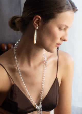 Orillita Earrings, Mother of Pearl