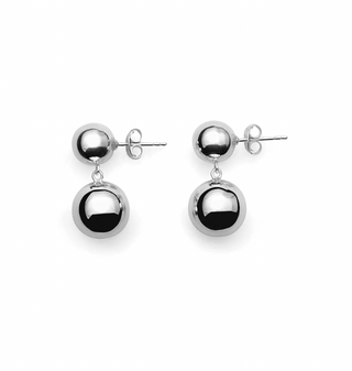 The Caroline Earrings, Silver