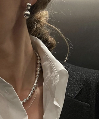 The Caroline Earrings, Silver