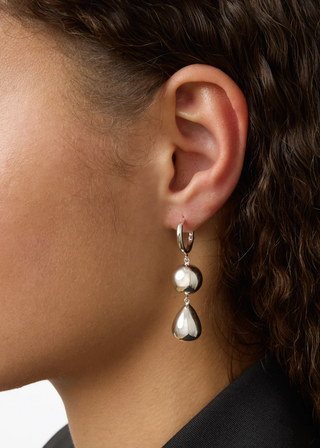 The Cathrine Earrings, Silver