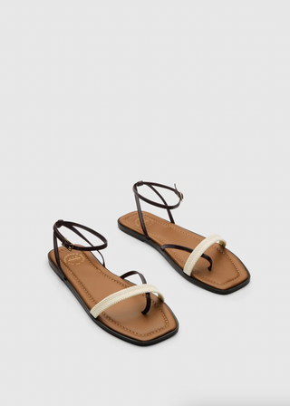 Miane, Walnut/Ecru