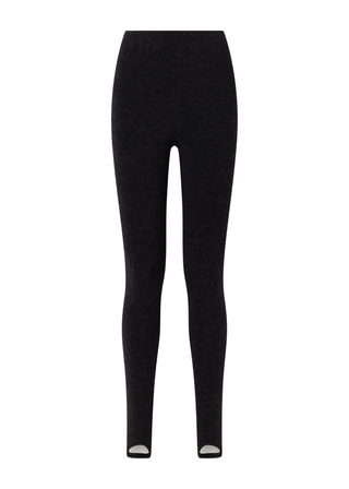 Stirrup Legging, Black Melange