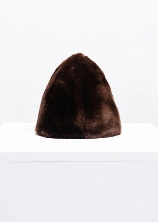 Straight Hair High Peak Hat, Pecan