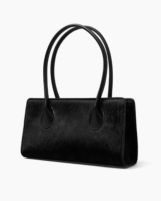 The Lou Bag, Black Calf Hair