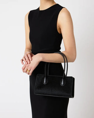 The Lou Bag, Black Calf Hair