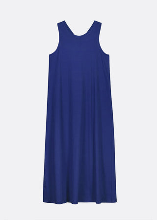 Cross Back Dress, Factory Blue