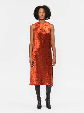 Selvedge Shift Dress, Amaro