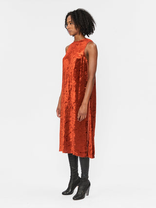Selvedge Shift Dress, Amaro