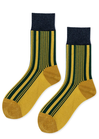Shimmer Stripe Crew, Lemon